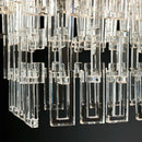 Modern brass and crystal wall sconce living room art deco light