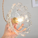 DecorBites™ Brass Glass LED Pendant Light: Nordic Modern Simple Home Decor Hanging Lamp