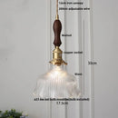 DecorBites™ Brass Glass LED Pendant Light: Nordic Modern Simple Home Decor Hanging Lamp