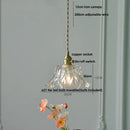DecorBites™ Brass Glass LED Pendant Light: Nordic Modern Simple Home Decor Hanging Lamp