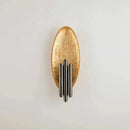 Modern brass and glass wall light bedroom sconce with e12 e14 base