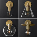 DecorBites™ Darlene | Gold Wall Sconce
