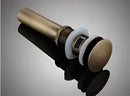 DecorBites™ Brass Pop Up Bathroom Basin Waste Drain With Overflow/Without Overflow