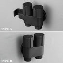 Modern brass bidet faucet set bathroom dual handle wall sprayer
