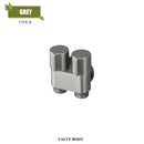 Modern brass bidet faucet set bathroom dual handle wall sprayer
