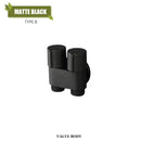 Modern brass bidet faucet set bathroom dual handle wall sprayer