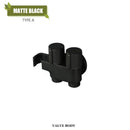 Modern brass bidet faucet set bathroom dual handle wall sprayer