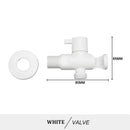 Modern brass bidet spray kit for bathroom with coiled hose