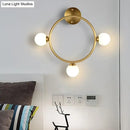 DecorBites™ Modern Brass Metal Wall Sconce with 3 LED Lights for Bedside