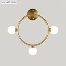 DecorBites™ Modern Brass Metal Wall Sconce with 3 LED Lights for Bedside