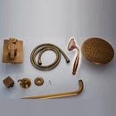 Modern brass concealed 3 way shower mixer set bathroom rain tap