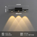 Modern brass copper led wall lamp bedroom reading light