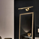 Modern brass copper mirror wall lamp for bedroom bathroom