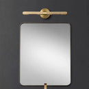 Modern brass copper mirror wall lamp for bedroom bathroom