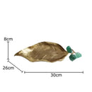 Modern brass crystal grape ornaments living room sculpture
