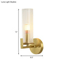 Modern brass crystal wall sconce bedroom 220v-240v light fixture