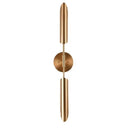 Modern brass cylindrical wall light – living room sconce