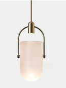 Modern brass decorbites bucket chandelier dining room glass lamp