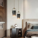Modern brass decorbites bucket chandelier dining room glass lamp
