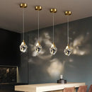 Modern brass decorbites crystal led chandelier living room light