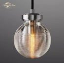 Modern brass decorbites crystal pearl pendant light kitchen glass