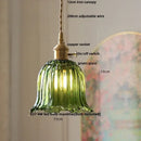 Modern brass decorbites cube amber glass pendant lamp dining room