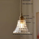 Modern brass decorbites cube amber glass pendant lamp dining room