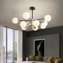 Modern brass decorbites glass ball led chandelier kitchen lighting