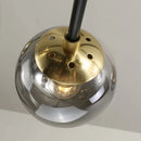 Modern brass decorbites glass ball led chandelier kitchen lighting