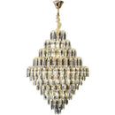 Modern brass designer led crystal chandelier dining room light