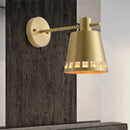 Modern brass diamond cutout wall lamp – bathroom e26 e27 light