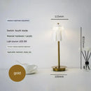 Modern brass diamond touch desk lamp bedroom crystal light