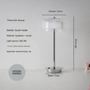 Modern brass diamond touch desk lamp bedroom crystal light