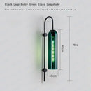 Modern brass e27 glass wall light bedroom sconce