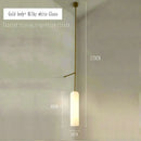 Modern brass e27 glass wall light bedroom sconce