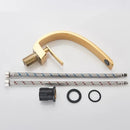 Modern brass faucet hot cold water mixer tap bathroom vanity sink