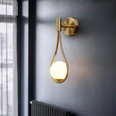 DecorBites™ Brass Glass Wall Lamp for Nordic Modern Bedroom Lighting