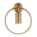 DecorBites™ Brass Gold Ring Adjustable LED Wall Sconce Light for Home Hotel Corridor