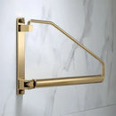 Modern brass gold wall clothing rack bedroom hanging organizer