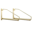 Modern brass gold wall clothing rack bedroom hanging organizer