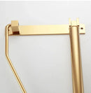 Modern brass gold wall clothing rack bedroom hanging organizer