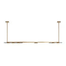 DecorBites™ Gray Glass LED Chandeliers: Modern Art Deco Lighting for Dining Room, Kitchen & Parlor