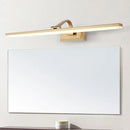 Modern brass linear vanity led light bathroom wall fixture