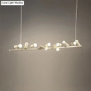 Modern brass metal island lamp adjustable dining room pendant light