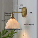 Modern brass mountain led wall lamp sconce – bedroom stair light