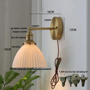 Modern brass mountain led wall lamp sconce – bedroom stair light