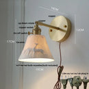 Modern brass mountain led wall lamp sconce – bedroom stair light