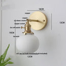 Modern brass mountain led wall lamp sconce – bedroom stair light