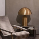 Modern brass mushroom metal led table lamp bedroom night light