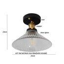 Modern brass orchid glass led ceiling lamp for bedroom